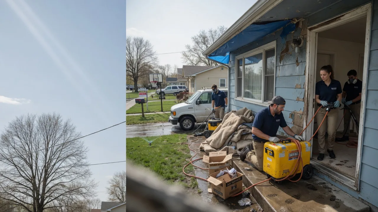 Basement Flood Cleanup in Adams, NE near me